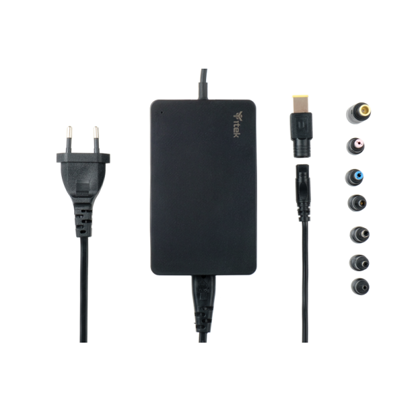 ITEK ALIMENTATORE UNIV.NOTEBOOK 90W 8 conn, Slim Design
