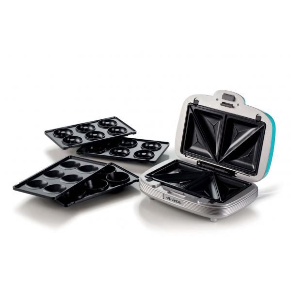 ARIETE SANDWICHES e COOKIES AZZURRO (PARTY TIME) (1972/01) - PIASTRA ELETTRICA MULTIFUNZIONE - 700W