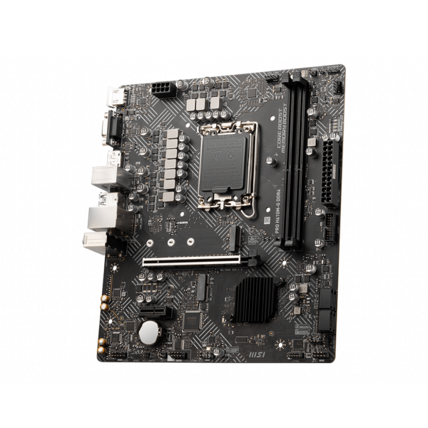 MSI PRO H610M-G - MAINBOARD MICRO ATX - DDR4 - SOCKET 1700 - VGA - HDMI - M.2