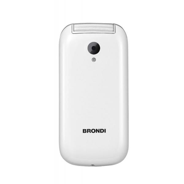 BRONDI STONE+ WHITE 2.4" FEATURE PHONE CLAMSHELL