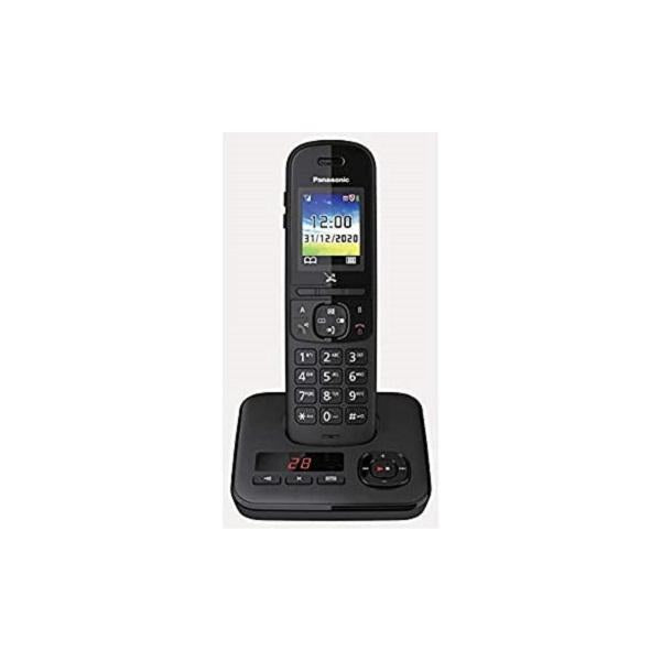 PANASONIC KX-TGH720JTB BLACK CORDLESS DECT CON SEGRETERIA/