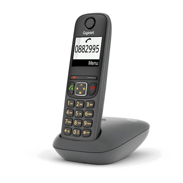 GIGASET AS490 (NERO) - TELEFONO CORDLESS - VIVAVOCE