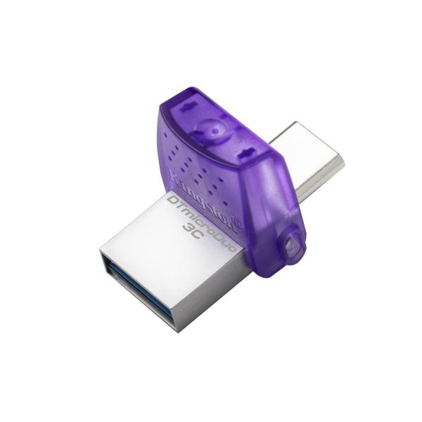 KINGSTON DATATRAVELER MICRODUO 3C 128GB (DTDUO3CG3/128GB) - PEN DRIVE 128GB DOPPIA INTERFACCIA USB-A/TYPE-C