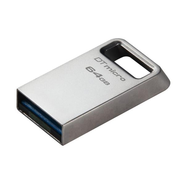KINGSTON DATATRAVELER MICRO (DTMC3G2/64GB) - PEN DRIVE 64GB USB 3.2 - METAL CHASSIS