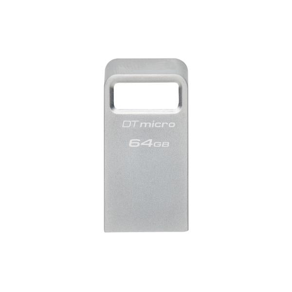KINGSTON DATATRAVELER MICRO (DTMC3G2/64GB) - PEN DRIVE 64GB USB 3.2 - METAL CHASSIS