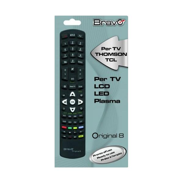 BRAVO ORIGINAL 8 (90202054) - TELECOMANDO COMPATIBILE FEDELMENTE RIPRODOTTO PER TV THOMSON