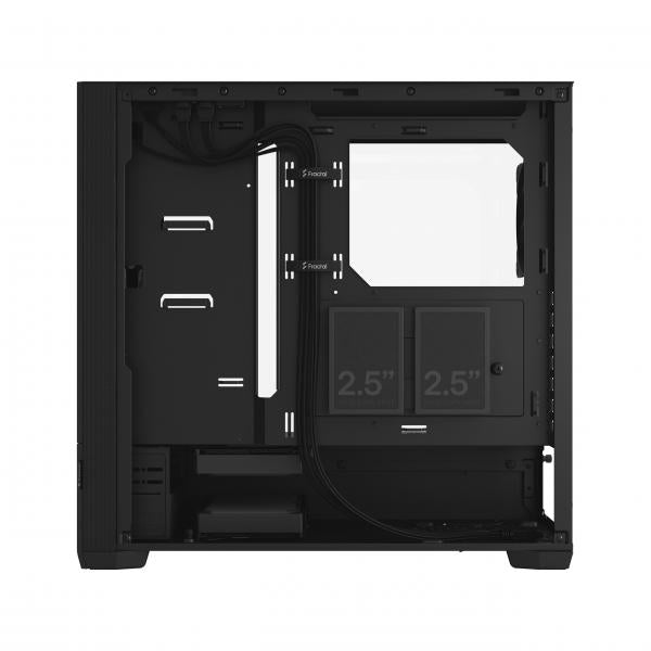 FRACTAL CASE M TOWER POP SILENT BLACK TG CLEAR TINT FD-C-POS1A-02