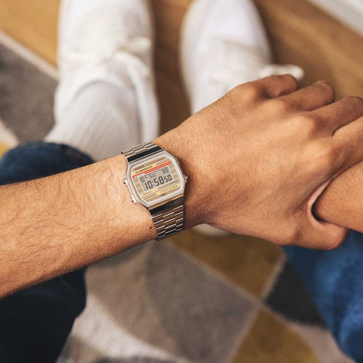 CASIO VINTAGE Mod. ICONIC - 50th ANNIVERSARY - MIRROR LOOK