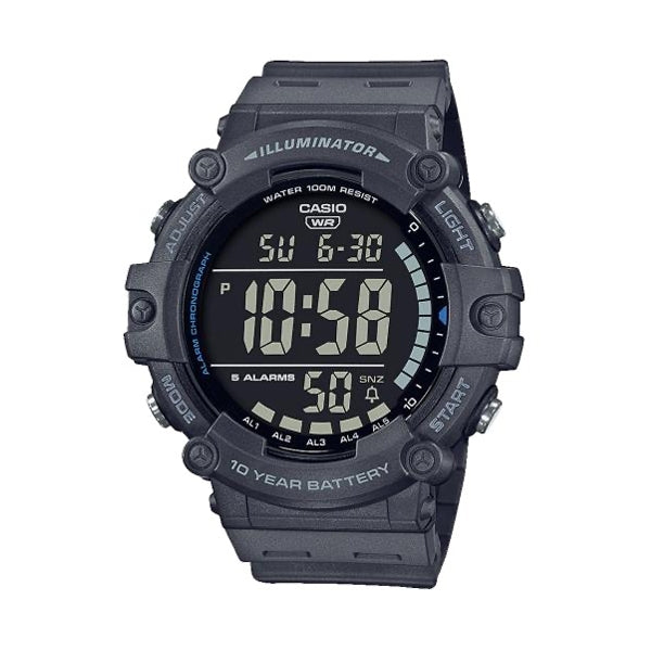 CASIO SPORT Mod. DIVER - ILLUMINATOR WORLDTIME 10 YEARS BATTERY - GREY