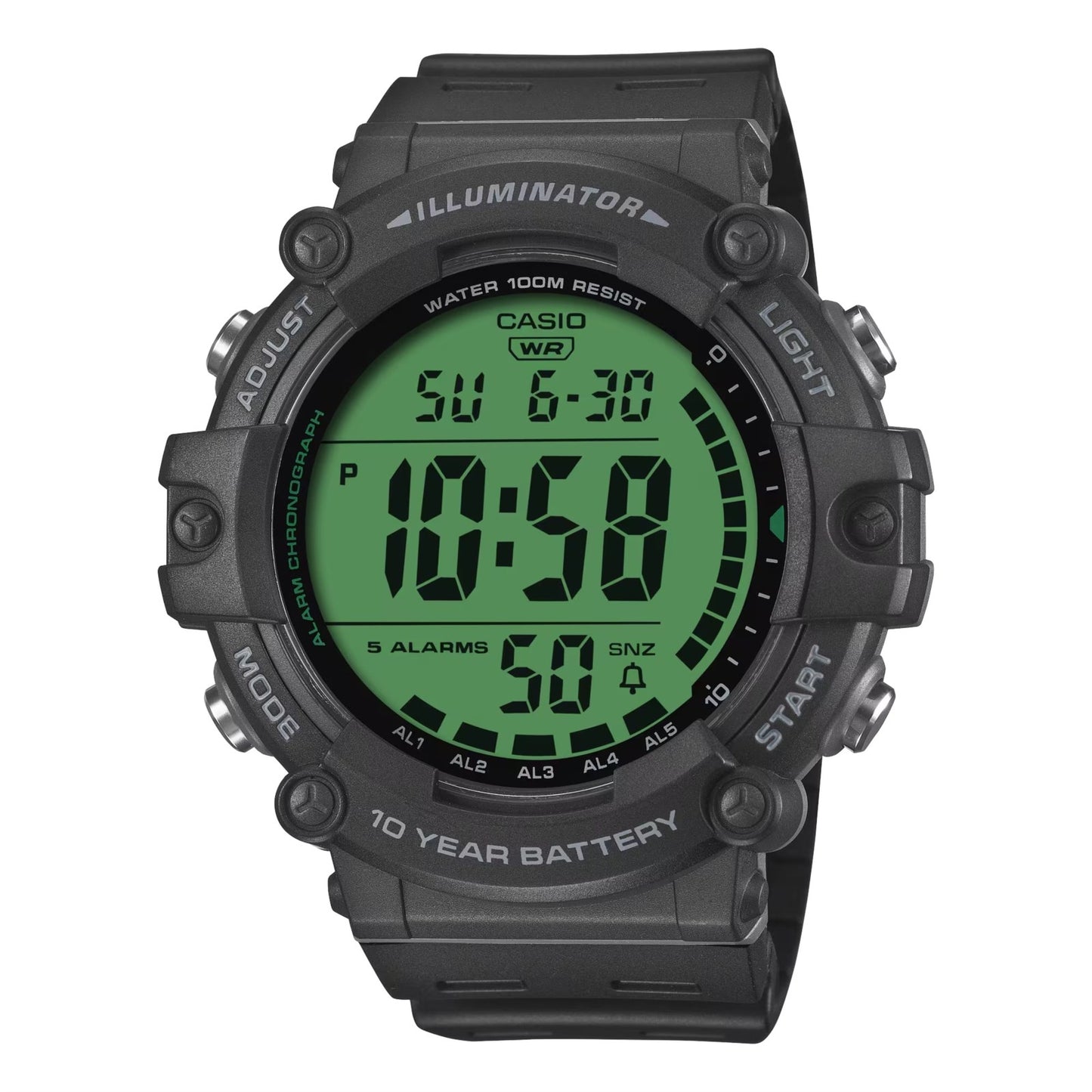 CASIO SPORT Mod. ILLUMINATOR WORLDTIME 10 YEARS BATTERY - COLOR SERIE