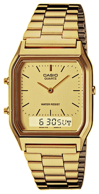CASIO VINTAGE Mod. EDGY COLLECTION SUNRAY DIAL - GOLD