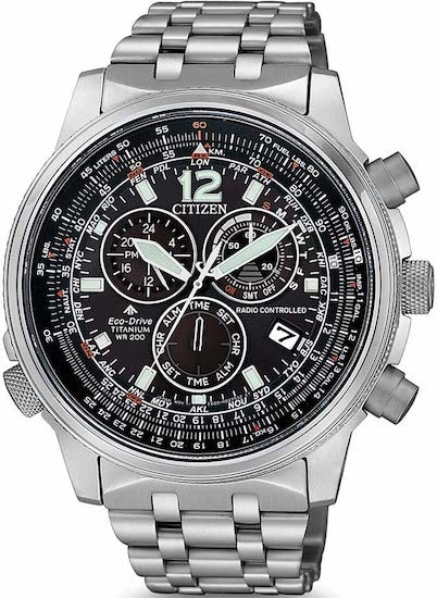 CITIZEN MOD. CRONO PILOT SUPER TITANIO