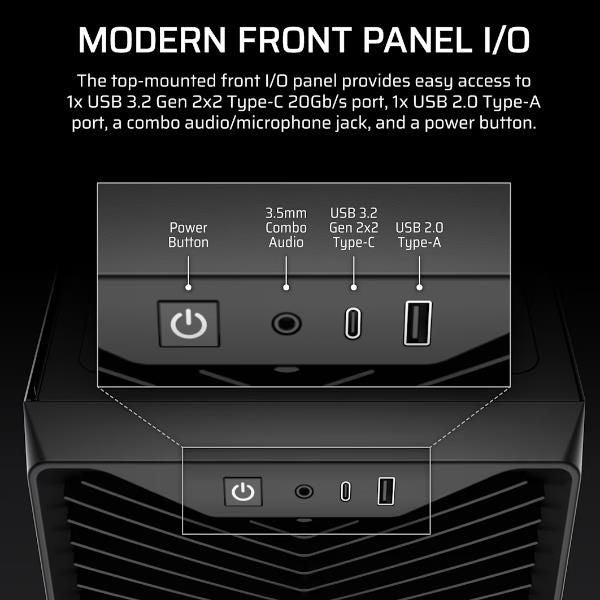 Cors 3200D RS Mid-Tower Black