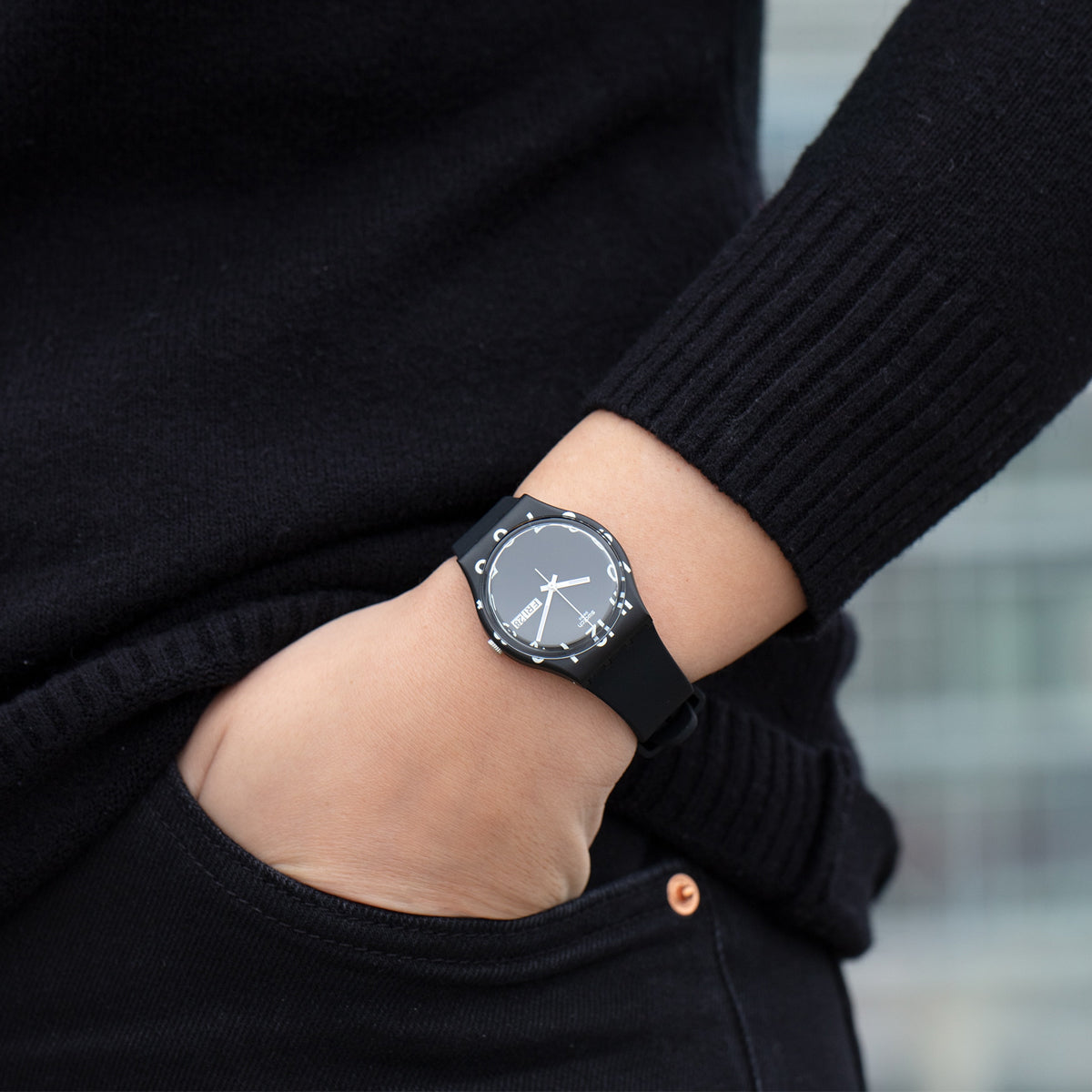 SWATCH Mod. OVER BLACK