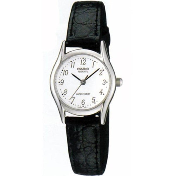 CASIO COLLECTION Mod. ONLY TIME. LEATHER - WHITE