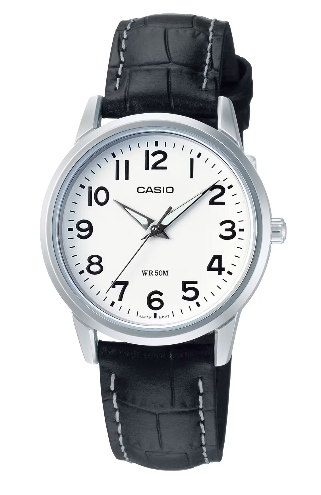 CASIO COLLECTION Mod. LADY 3H - LEATHER. WHITE