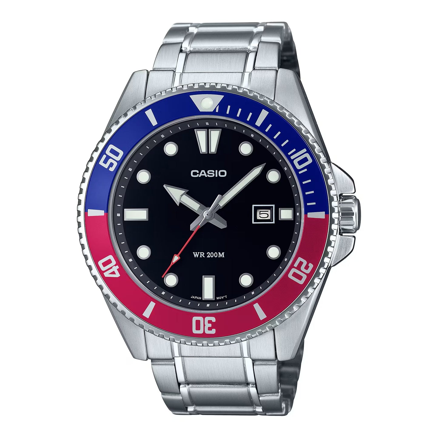 CASIO COLLECTION Mod. DIVER DATE 200M - BLACK