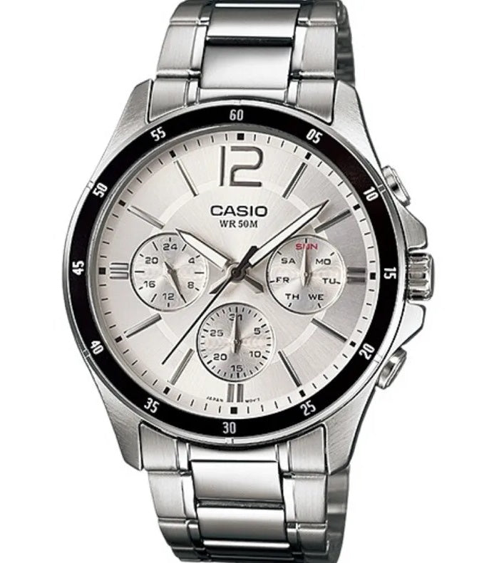 CASIO COLLECTION Mod. MULTIFUNCTION CALENDAR - SILVER