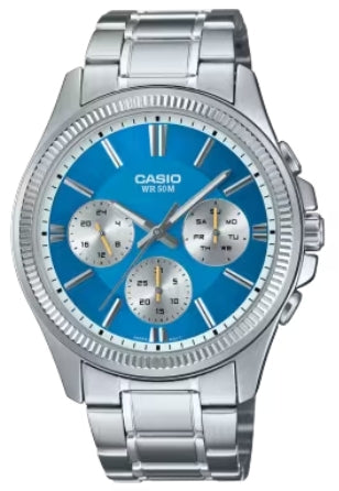 CASIO COLLECTION Mod. MULTIFUNCTION CALENDAR - LIGHT BLUE