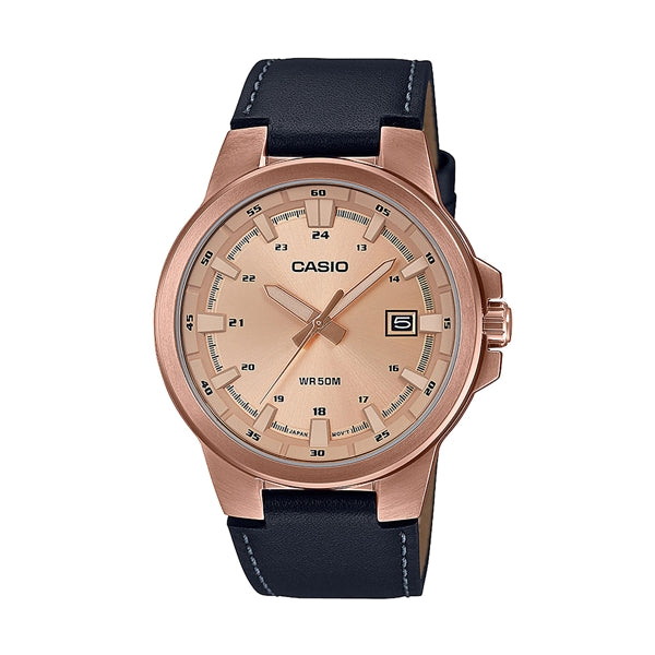 CASIO COLLECTION Mod. 3D - LEATHER, ROSE GOLD