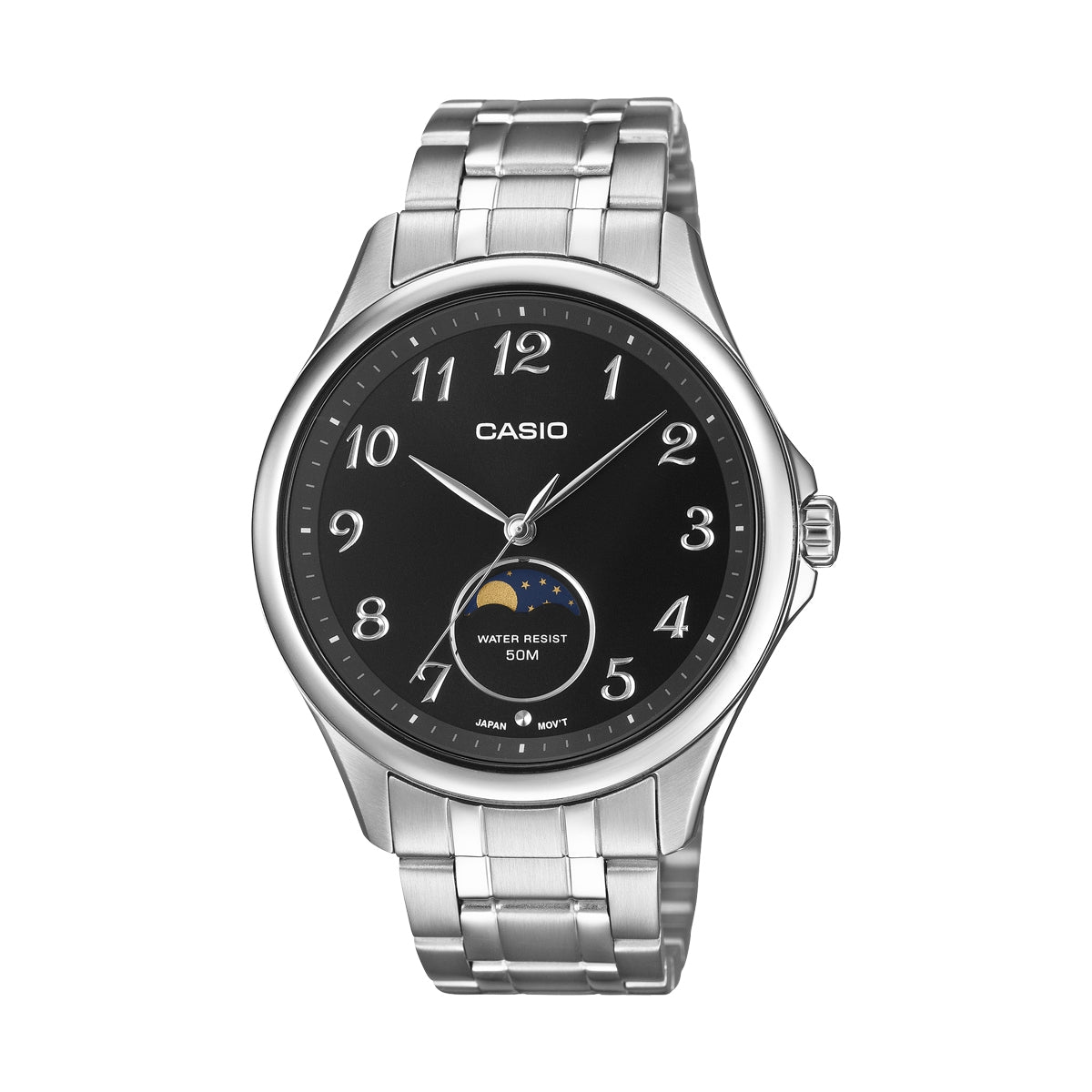 CASIO COLLECTION Mod. MOONPHASES - SILVER