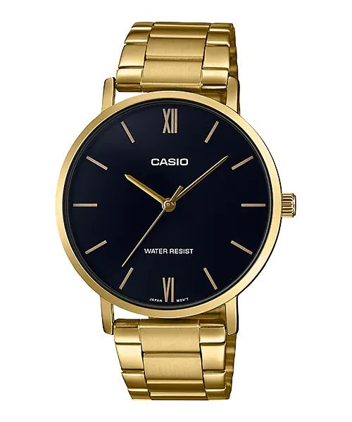 CASIO COLLECTION Mod. MINIMAL GOLD - BLACK