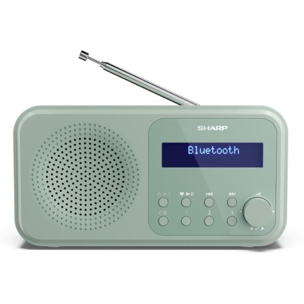 SHARP TOKYO DR-P420(GN) - RADIO DIGITALE PORTATILE - DAB/DAB+ - LCD MONOCROMATICO - BLUETOOTH 5.0 - GREEN