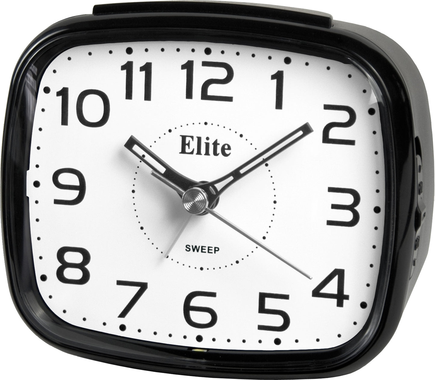 ELITE Sveglia silent con luce LED e snooze - NERO - Silent alarm clock with LED light and snooze - BLACK
