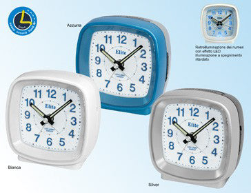 ELITE SVEGLIA ANALOGICA GRIGIA/ GREY ALARM CLOCK