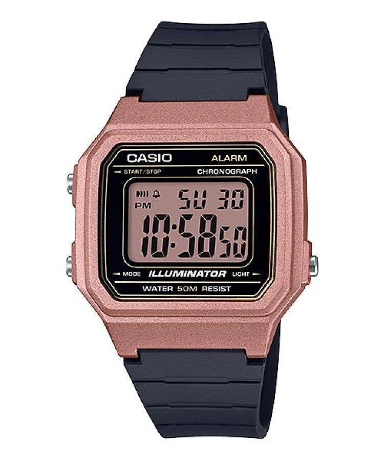 CASIO TIMELESS COLLECTION Mod. SPORT ILLUMINATOR WR 50M. ALARM. CHRONOGRAPH - BRONZE - METAL SERIE
