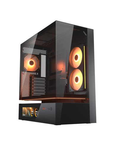 COUGAR CASE M.TOWER CFV235 VISION WH 9.16'' TG 240 REV+120ARGB FAN RGB H.sy