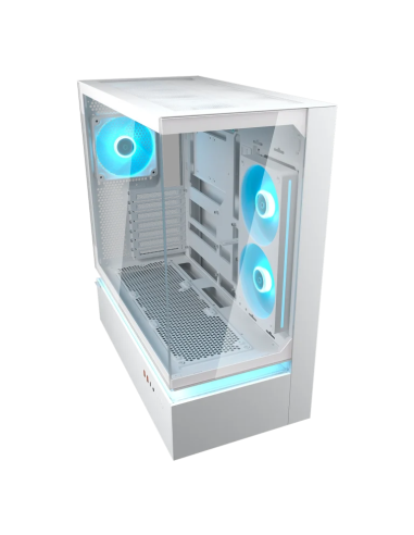 COUGAR CASE M.TOWER CFV235 WHiTE TG 240 REV+120ARGB FAN RGB HUB SYNC LED ST