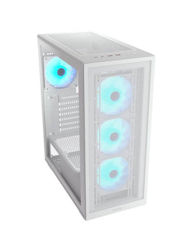 COUGAR CASE MID TOWER MX220 RGB WHITE 3*120+120mm FAN