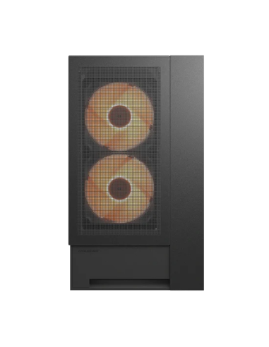 COUGAR CASE MID TOWER OMNY X BLACK 2*TG 4*FAN ARGB + HUB (supp GPU VERTICAL
