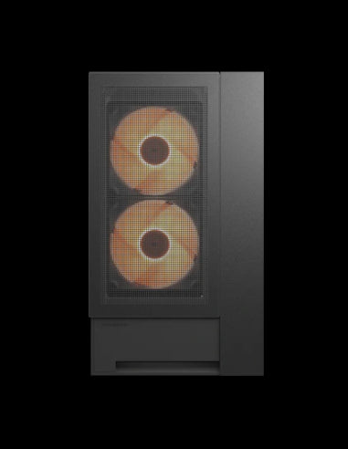 COUGAR CASE MID TOWER OMNY X BLACK 2*TG 4*FAN ARGB + HUB (supp GPU VERTICAL