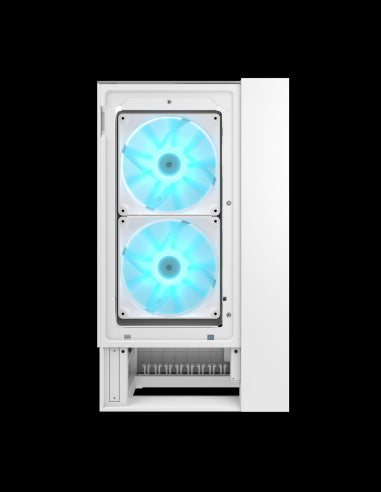 COUGAR CASE MID TOWER OMNY X WHITE 2*TG 4*FAN ARGB + HUB (supp GPU VERTICAL