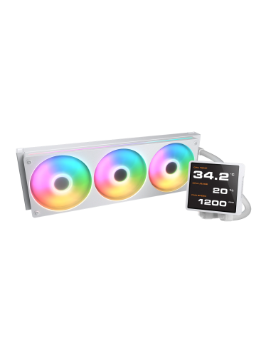 COUGAR RAFF. LIQUIDO POSEIDON VISTEK PRO ARGB 360 WHITE IPS TFT 3.9''