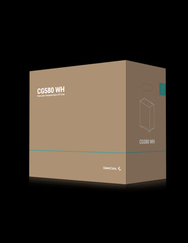 DEEPCOOL CASE MID TOWER CG580 BIANCO R-CG580-WHNDA0-G-1