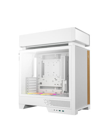 DEEPCOOL CASE MID TOWER CL660WHITE HYPERSPLIT 2x120ARGB