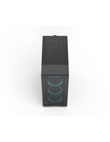 FRACTAL CASE MID TOWER EPOCH BLACK TG RGB LIGHT TINT 3*120mm MOMENTUM FAN