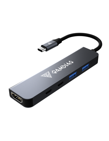 GAMDIAS HUB MERCURY M1-500 USB-C 5-IN-1 HUB ESPANSIONE