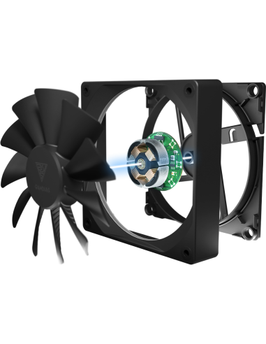 GAMDIAS VENTOLA CASE KIT AEOLUS M3-1204R 4x ARGB PWM FAN 120mm CENTRALINA+T