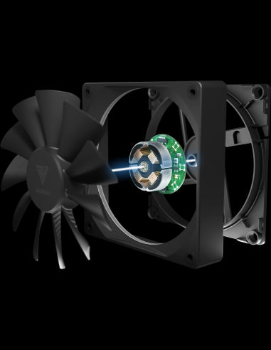 GAMDIAS VENTOLA CASE KIT AEOLUS M3-1204R 4x ARGB PWM FAN 120mm CENTRALINA+T