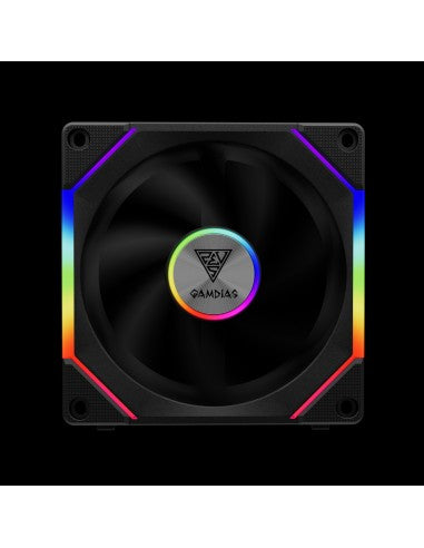 GAMDIAS VENTOLA CASE KIT AEOLUS P2-1203U 3x120 REVERS ARGB FAN + CTRL AEOLU