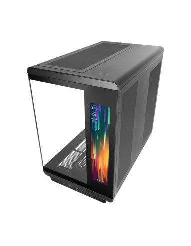 MARSGAMING CASE MID TOWER MC-REVMAX BLACK 11.8'' IPS TG 4xRGB REV