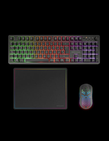 MARSGAMING GAMING TASTIERA+MOUSE+PAD MCPWXIT WIRELESS NERA