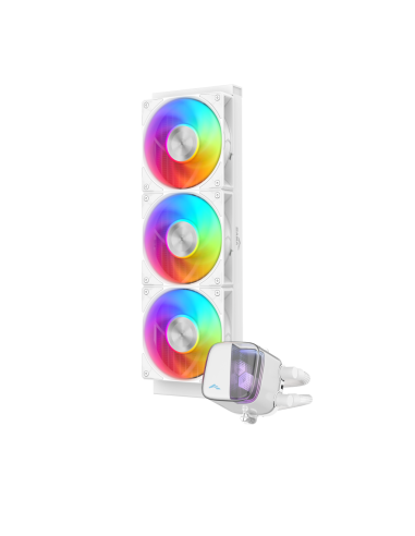 SAMA RAFF LIQUIDO L70 360WH WHITE ARGB POMPA CERAMICA VENTOLE 28mm