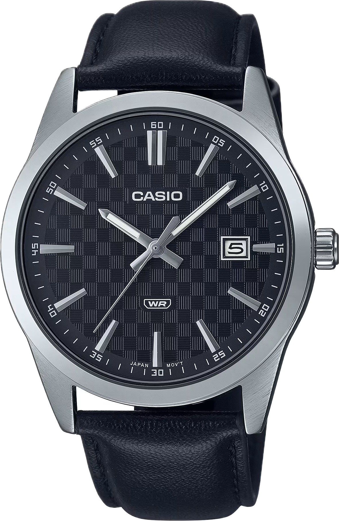 CASIO COLLECTION Mod. DATE - CARBON LOOK - SILVER & BLACK