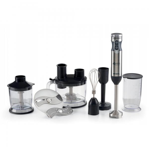 ARIETE 4 BLADES MULTIPREP (0898/11) - FRULLATORE AD IMMERSIONE 7 IN 1 - 10 VELOCITA'' + TURBO - 1000W