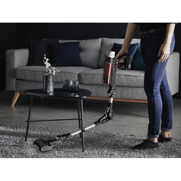 Rowenta RH2077 Aspirapolvere a bastone 2 in 1 Batteria Secco Senza sacchetto 0,4 L 250 W Nero, Rosso